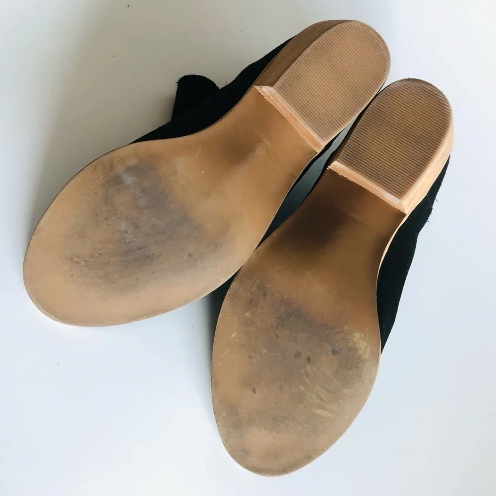 Susina Carina Suede Open Toe Booties - Picture 12 of 14